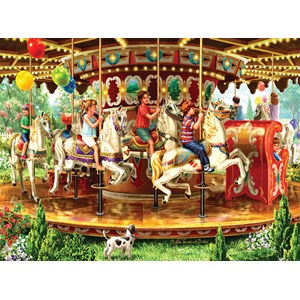 SunsOut (59798) - Liz Goodrick-Dillon: "Carousel Ride" - 1000 pièces