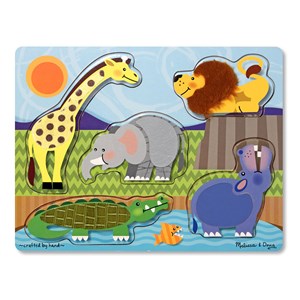 Melissa and Doug (4328) - "Zoo Animals" - 5 pièces