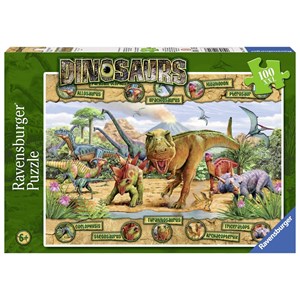Ravensburger (10609) - "L'ère des dinosaures" - 100 pièces