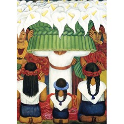 Eurographics (6000-0798) - Diego Rivera: "Flower Festival, Feast of Santa Anita" - 1000 pièces