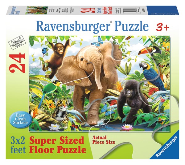 Ravensburger (05347) - Howard Robinson: "La Jungle" - 24 pièces
