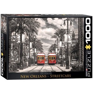 Eurographics (6000-0659) - "New Orleans, Streetcars" - 1000 pièces