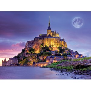 Buffalo Games (17057) - "Mont Saint Michel, France (Majestic Castles)" - 750 pièces
