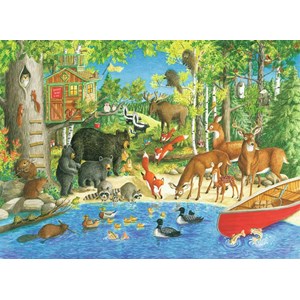 Ravensburger (12740) - "Woodland Friends" - 200 pièces