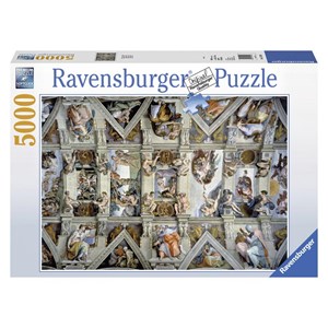 Ravensburger (17429) - Michelangelo: "Sistine Chapel" - 5000 pièces