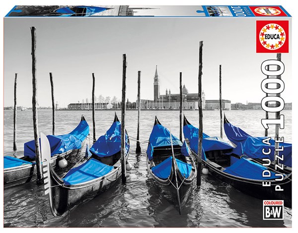 Educa (17112) - "Gondoles à Venise" - 1000 pièces