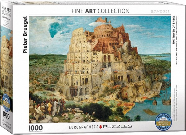 Eurographics (6000-0837) - Pieter Brueghel the Elder: "Tour de Babel" - 1000 pièces