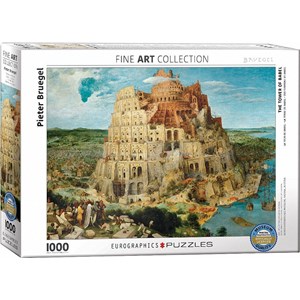 Eurographics (6000-0837) - Pieter Brueghel the Elder: "Tour de Babel" - 1000 pièces