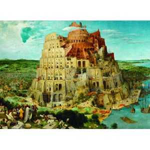 Eurographics (6000-0837) - Pieter Brueghel the Elder: "Tour de Babel" - 1000 pièces