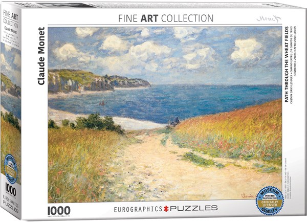 Eurographics (6000-1499) - Claude Monet: "Chemin dans les Bles a Pourville" - 1000 pièces