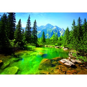 Trefl (371178) - "Rivière des Tatras, Pologne" - 500 pièces