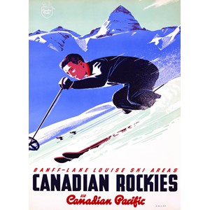 Eurographics (6000-0326) - "Lac Louise Domaines skiables" - 1000 pièces