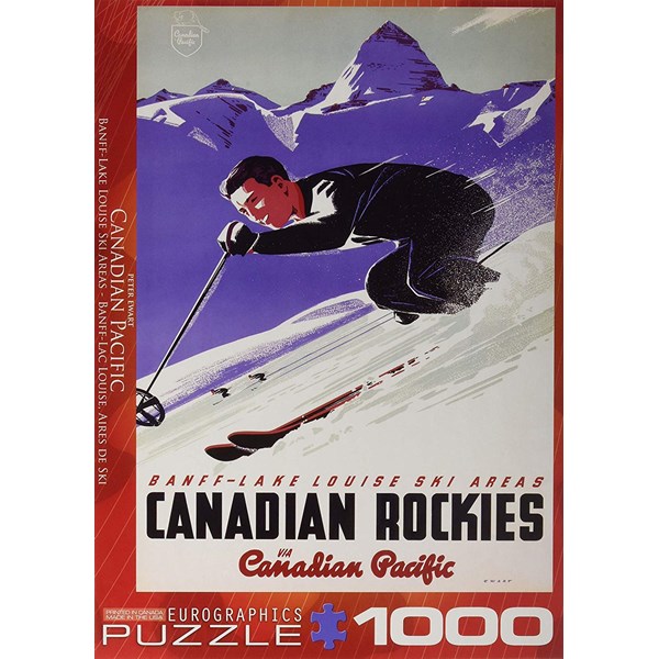 Eurographics (6000-0326) - "Lac Louise Domaines skiables" - 1000 pièces