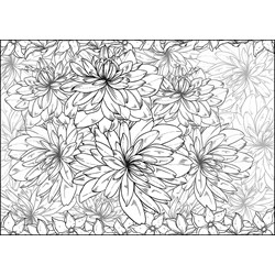 Tactic (54205) - "Colour in Floral" - 1000 pièces