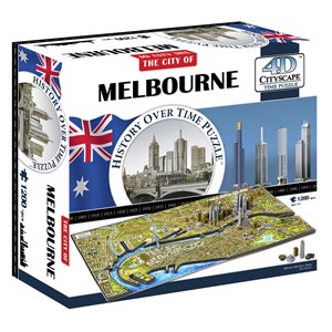 4D Cityscape (40060) - "Melbourne, Australia" - 1200 pièces