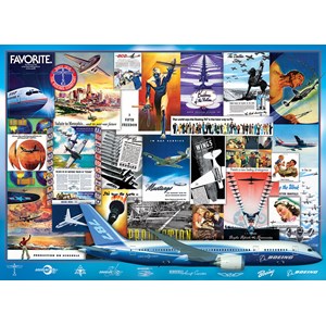 Eurographics (6000-0932) - "Boeing Advertising Collection" - 1000 pièces