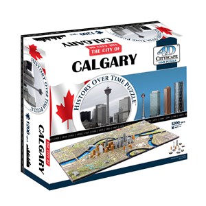 4D Cityscape (40056) - "Calgary, Canada" - 1200 pièces