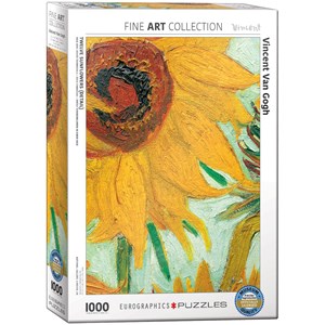 Eurographics (6000-5429) - Vincent van Gogh: "Vase avec Douze Tournesols" - 1000 pièces
