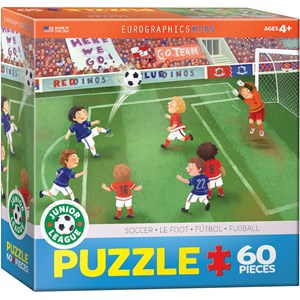 Eurographics (6060-0483) - "Junior League Soccer" - 60 pièces