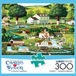 Buffalo Games (2621) - Charles Wysocki: "Country Gardens" - 300 pièces