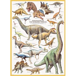 Eurographics (6000-0099) - "Les Dinosaures, Période du Jurassique" - 1000 pièces