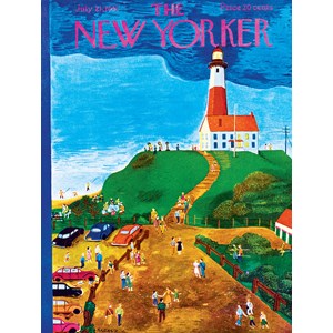 New York Puzzle Co (NY023) - Ilonka Karasz: "The Lighthouse" - 500 pièces