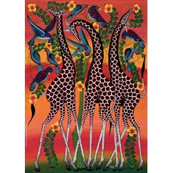 Heye (29426) - Edward Tingatinga: "Giraffes" - 1000 pièces