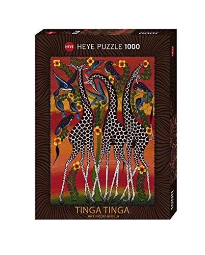 Heye (29426) - Edward Tingatinga: "Giraffes" - 1000 pièces