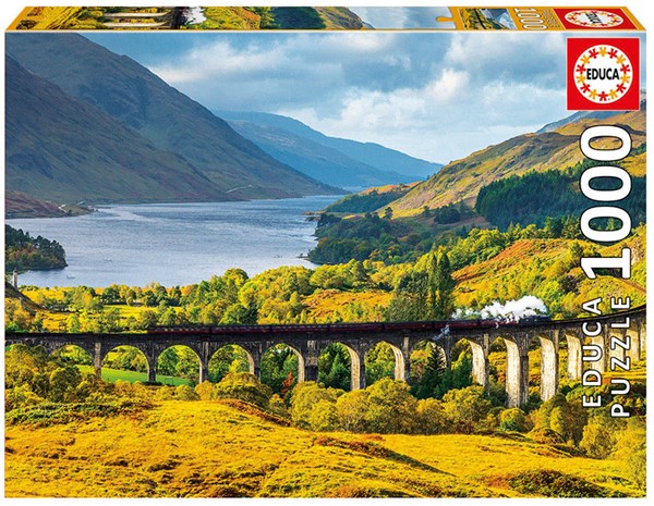 Educa (16749) - "Glenfinnan Viaduct, Scotland" - 1000 pièces