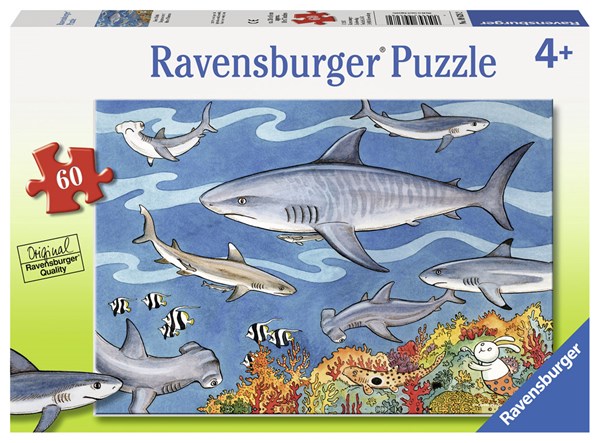 Ravensburger (09628) - "Sea of Sharks" - 60 pièces