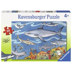 Ravensburger (09628) - "Sea of Sharks" - 60 pièces