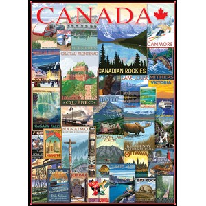 Eurographics (6000-0778) - "Travel Canada" - 1000 pièces