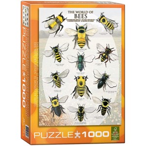 Eurographics (6000-0230) - "Le monde des abeilles" - 1000 pièces