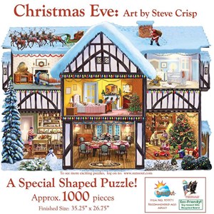 SunsOut (95971) - Steve Crisp: "Christmas Eve" - 1000 pièces