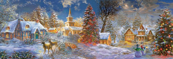 SunsOut (19295) - Nicky Boehme: "The Stillness of Christmas" - 500 pièces