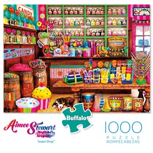 Buffalo Games (11745) - Aimee Stewart: "Sweet Shop" - 1000 pièces