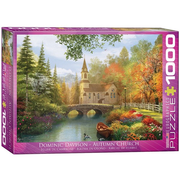 Eurographics (6000-0695) - Dominic Davison: "Autumn Church" - 1000 pièces