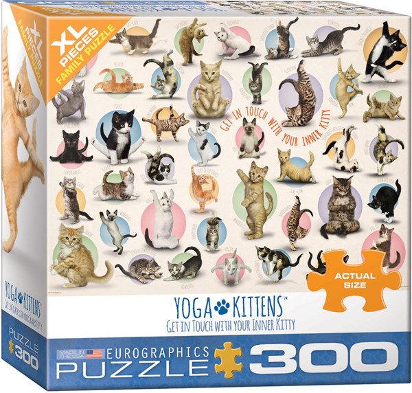 Eurographics (8300-0991) - "Yoga Kittens" - 300 pièces