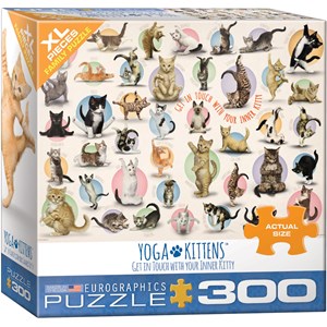 Eurographics (8300-0991) - "Yoga Kittens" - 300 pièces