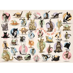 Eurographics (8300-0991) - "Yoga Kittens" - 300 pièces