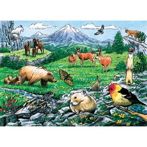 Cobble Hill (58806) - "Rocky Mountain Wildlife" - 35 pièces