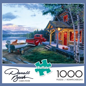 Buffalo Games (11229) - Darrell Bush: "Cabin Fever" - 1000 pièces