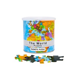 Geo Toys (GEO 240) - "City Magnetic Puzzle World" - 100 pièces
