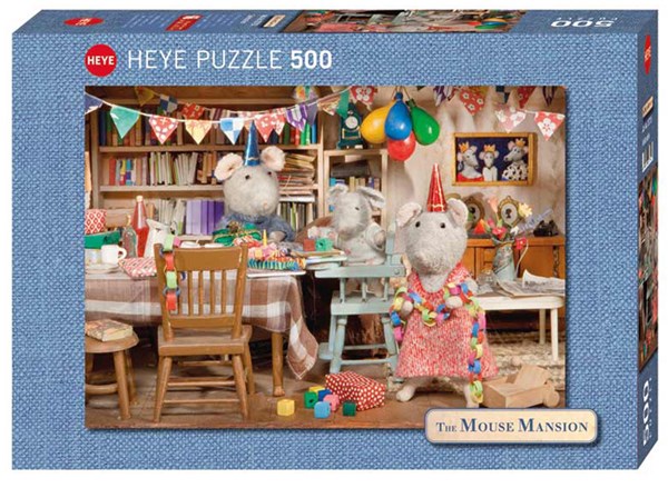 Heye (29705) - Karina Schaapman: "Mouse Mansion, Celebration" - 500 pièces