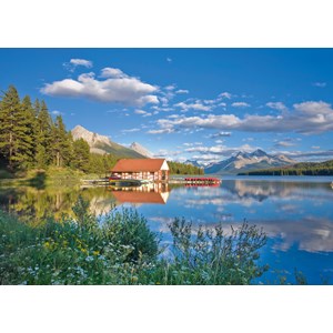 Schmidt Spiele (58334) - "Un Week-end au Bord du Lac" - 1000 pièces