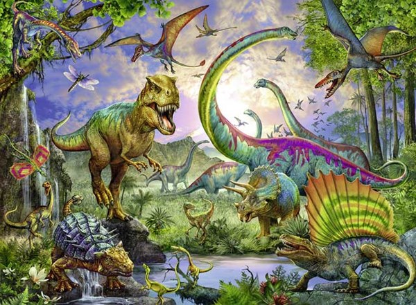 Ravensburger (12718) - "Royaume des Dinosaures" - 200 pièces