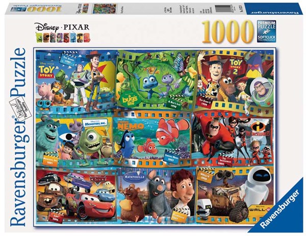 Ravensburger (19222) - "Disney Pixar Movies" - 1000 pièces