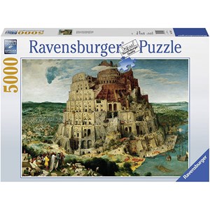 Ravensburger (17423) - Pieter Brueghel the Elder: "La construction de la Tour de Babel" - 5000 pièces