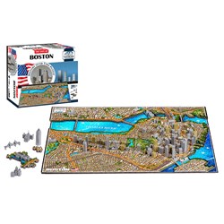 4D Cityscape (40080) - "Boston, USA" - 1100 pièces