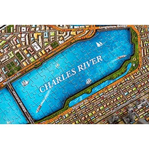 4D Cityscape (40080) - "Boston, USA" - 1100 pièces